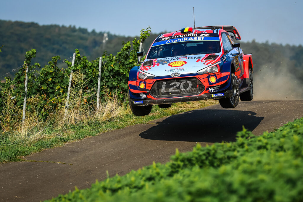 Neuville Thierry / Gilsoul Nicolas ((Hyundai Shell Mobis WRT), ADAC Rallye Deutschland, Motorsport, Rallye Weltmeisterschaft, 25.08.2019, Foto: Eibner