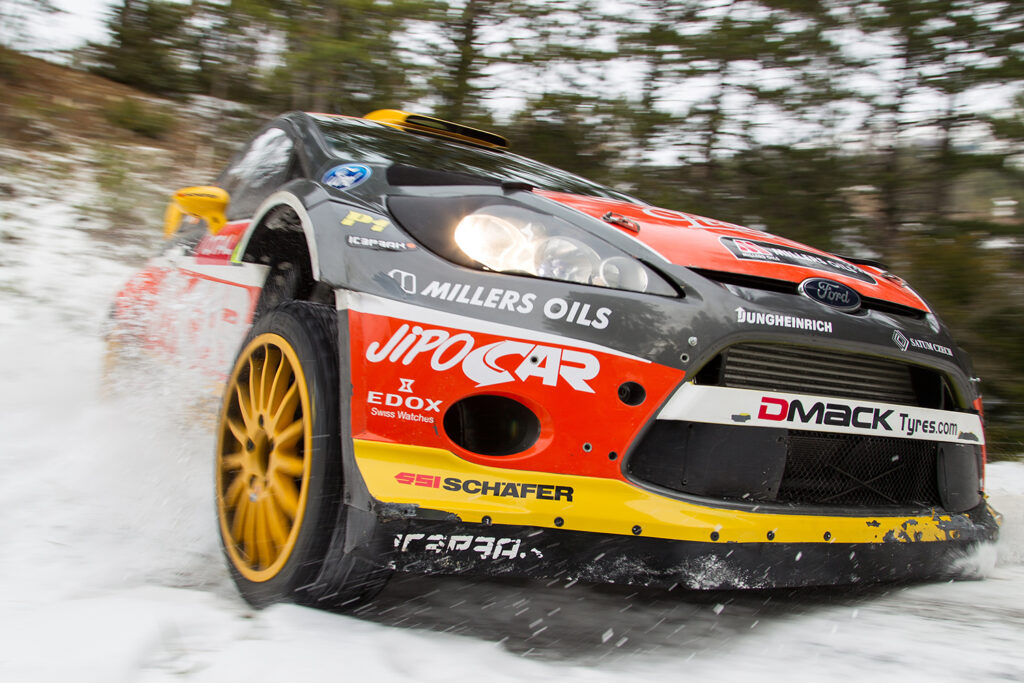 Bild: PROKOP Martin / ERNST Michal ( JIPOCAR CZECH NATIONAL TEAM (CZE) / FORD FIESTA RS ) im Drift, Aktion / Action18.01.2013, FRA, Motorsport, 2013, FIA Rallye Weltmeisterschaft, Rallye Monte Carlo, 3. EtappeNutzungshinweis: EIBNER-PRESSEFOTO Tel: 0172 837 4655